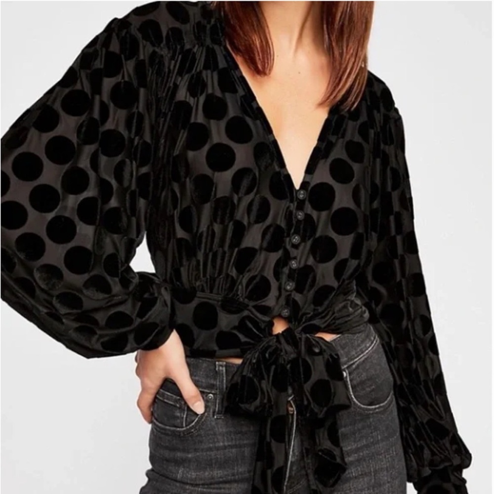 FREE PEOPLE | velvet velour top